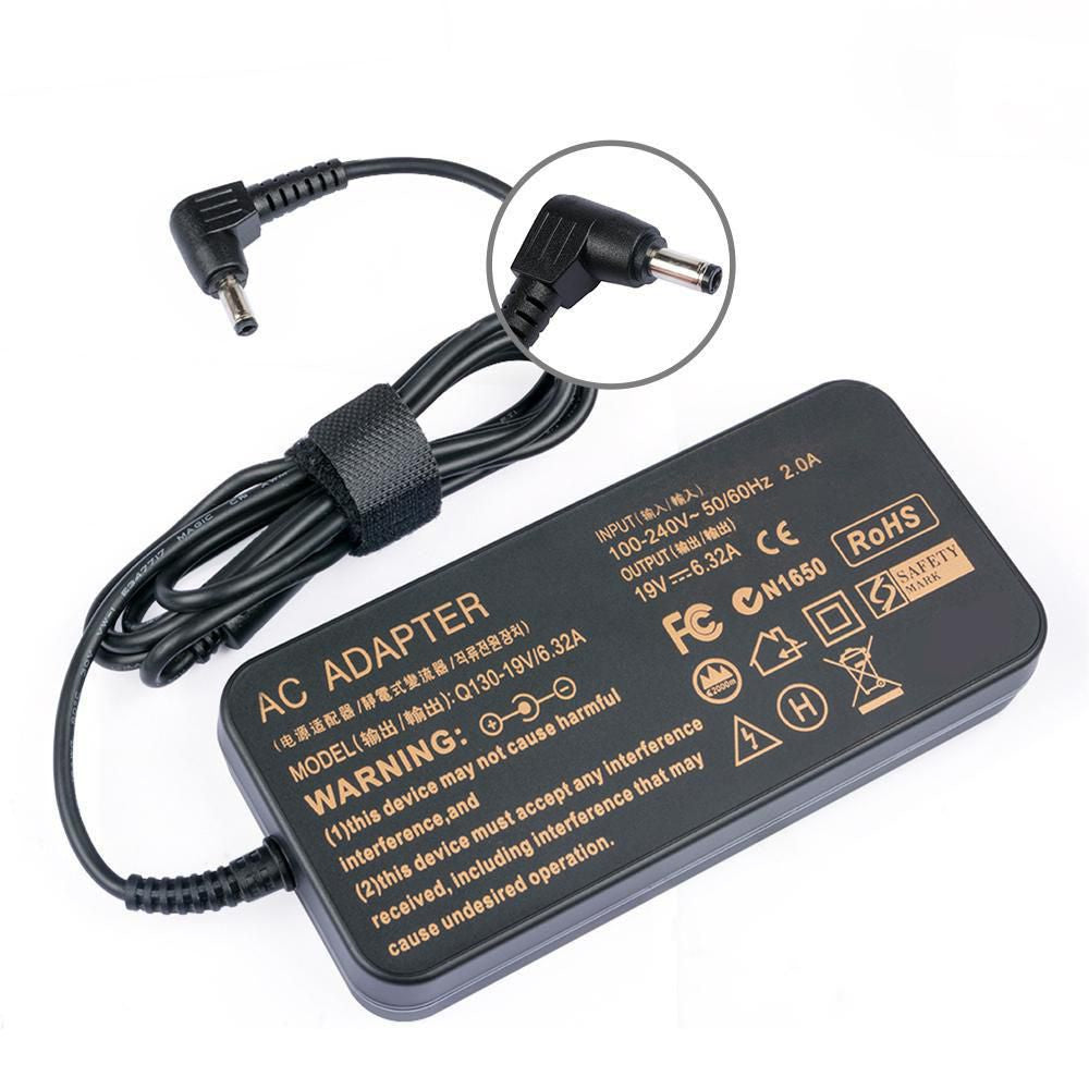 CoreParts Netzteil 120 W (19 V, 6,3 A) – 5,5×2,5 mm Stecker, inkl. EU-Netzkabel – für Asus – schwarz