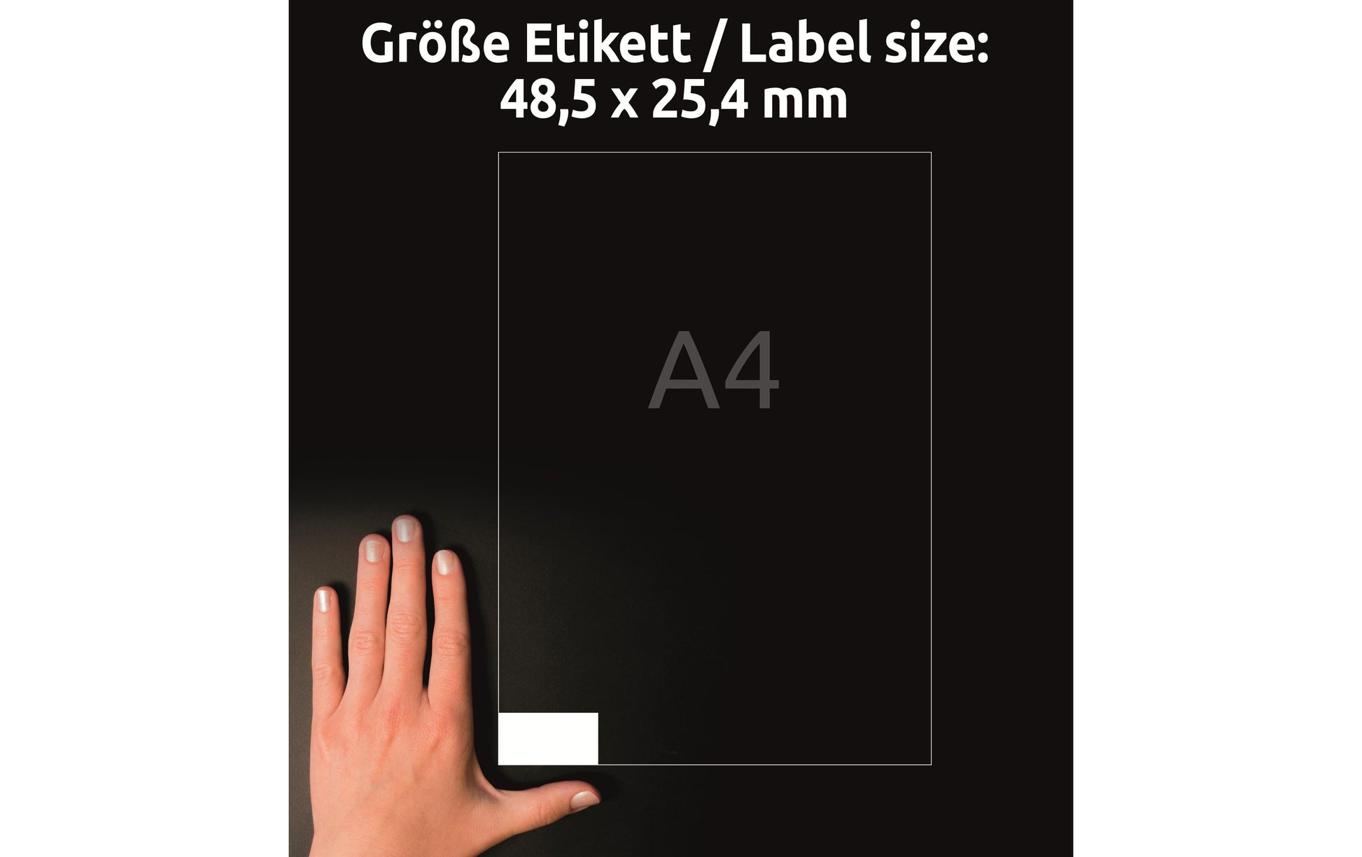 Avery Universal Ultragrip Bogenetiketten, 49 mm × 25 mm, Weiss, Papier, Permanent, 30 Blätter (1'200 Etiketten)