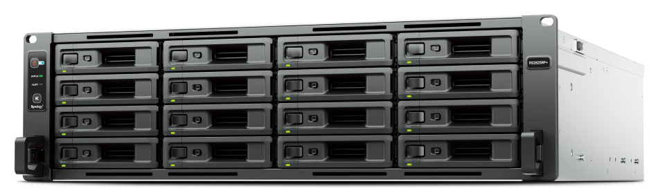 Synology RS2825RP+ – 28-Bay Rack 3U NAS – AMD V1780B, 8 GB RAM, DSM, für HDD/SSD, SATA