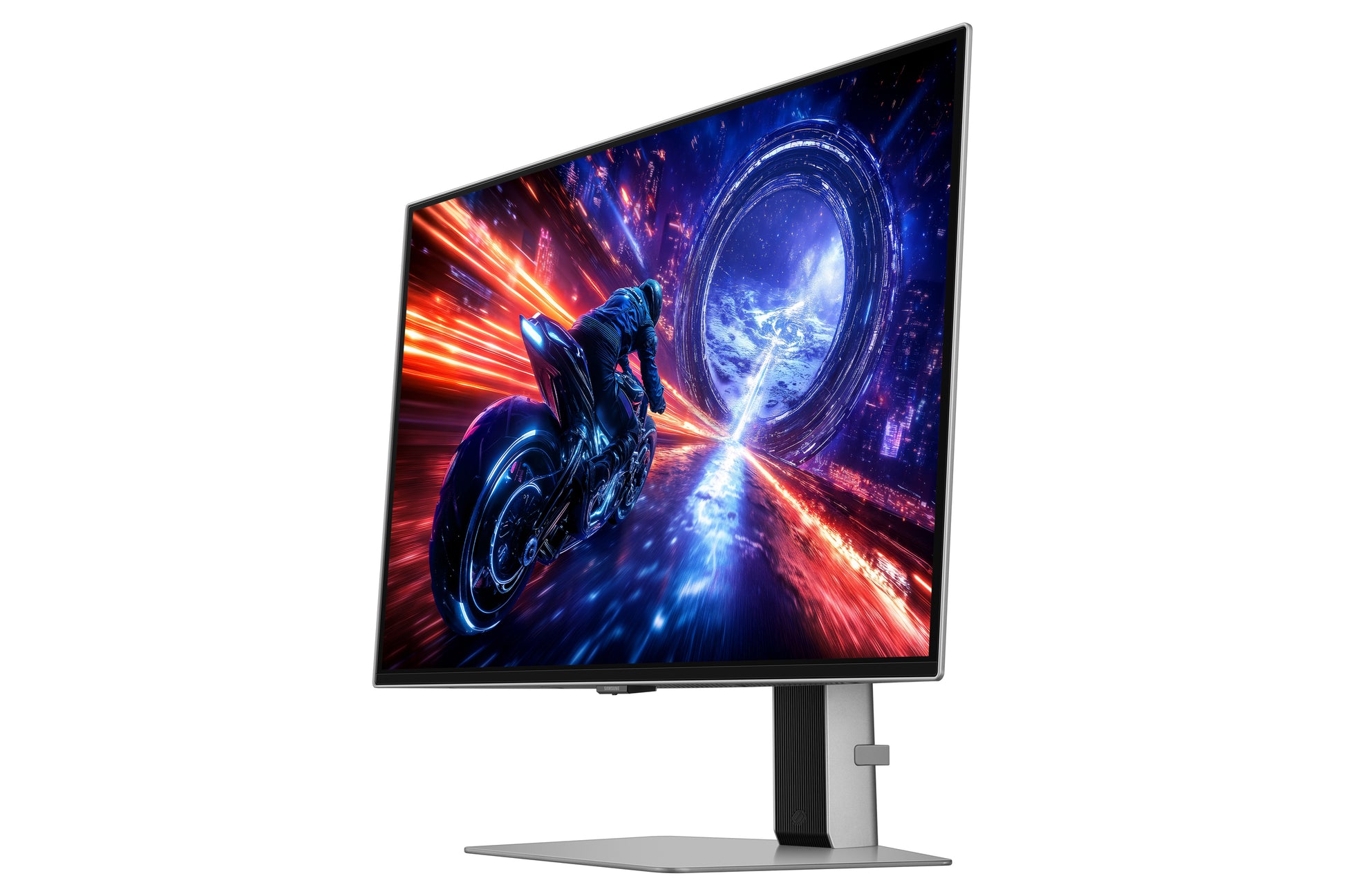 Samsung G60Sf – Monitor, 27" 2560 × 1440 (WQHD), OLED, Silber