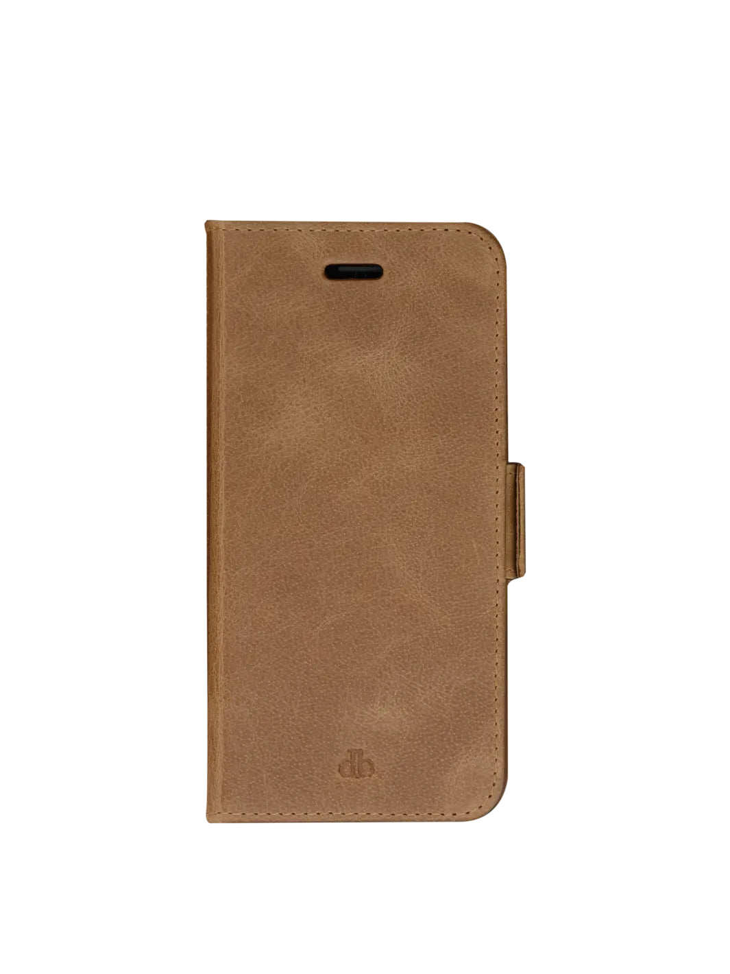 dbramante1928 Copenhagen Wallethülle – für Apple iPhone SE/8/7, mit Ständer, 3 Kartenfächer, Leder, Beige