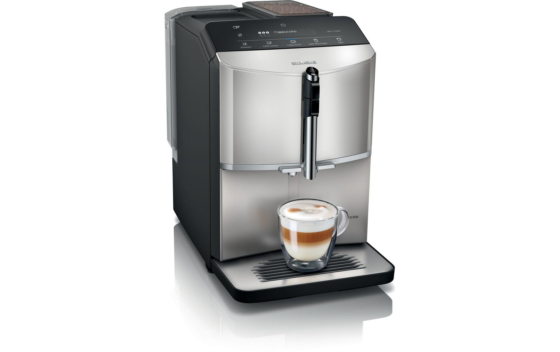 Siemens EQ300 TF303E07 Kaffeevollautomat – 15 bar, 1,4 l, 250 g, Keramik-Mahlwerk, Schwarz