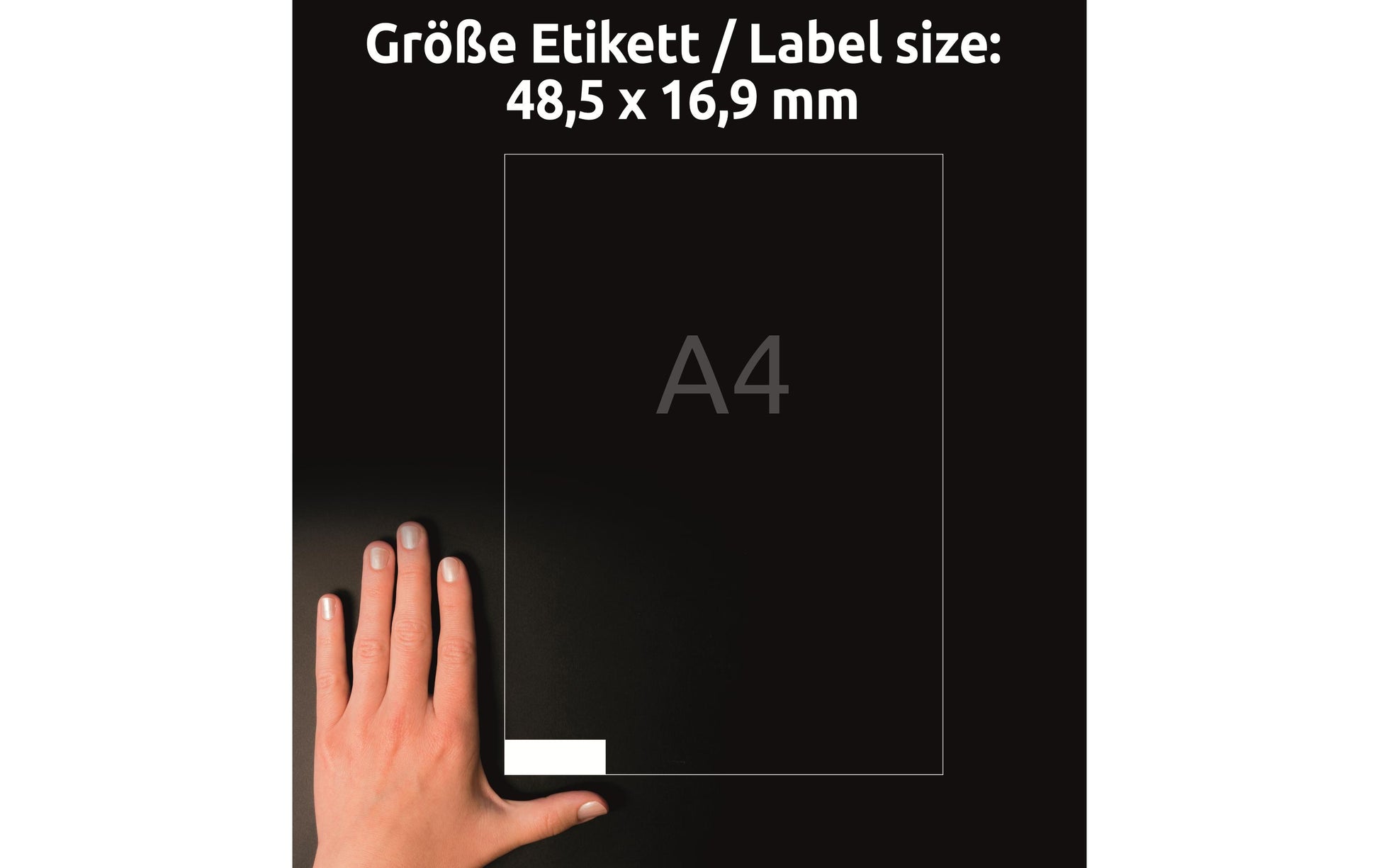 Avery Etiketten 3667-200, weiss, selbstklebend