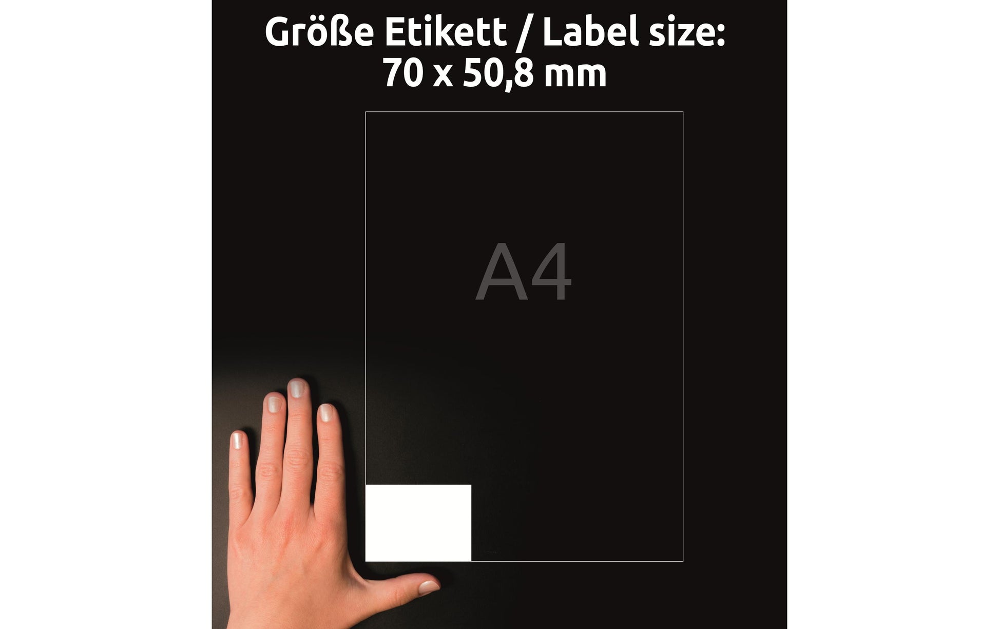 AVERY Zweckform Universal Schuletiketten – 70 × 50,8 mm, 3000 Stk, 200 Bogen, Papier, permanent haftend