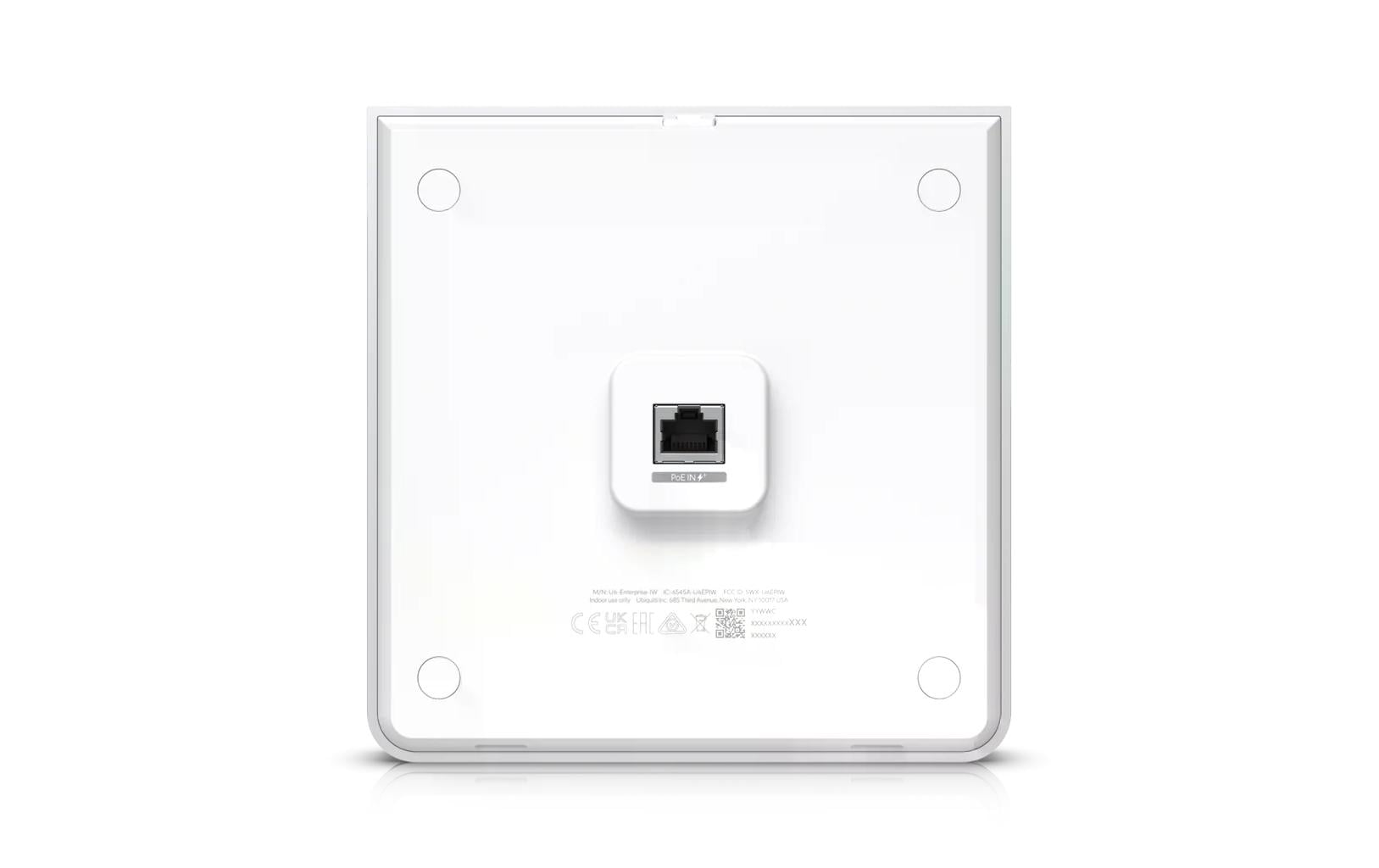 Ubiquiti UniFi U6 Enterprise In-Wall – Wi-Fi 6E Access Point, Tri-Band (2,4/5/6 GHz), 4800 Mbit/s, 2,5GbE
