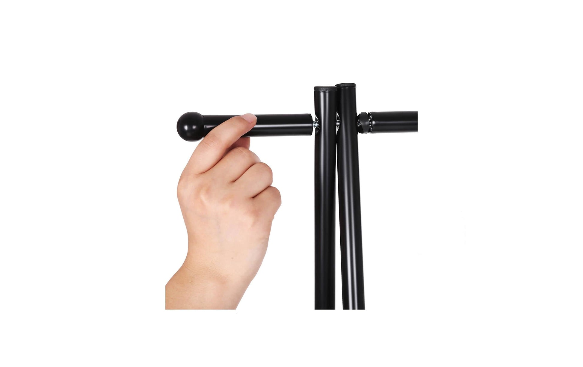 Songmics Garderobenständer – Stahl – Schwarz – 1'550 mm