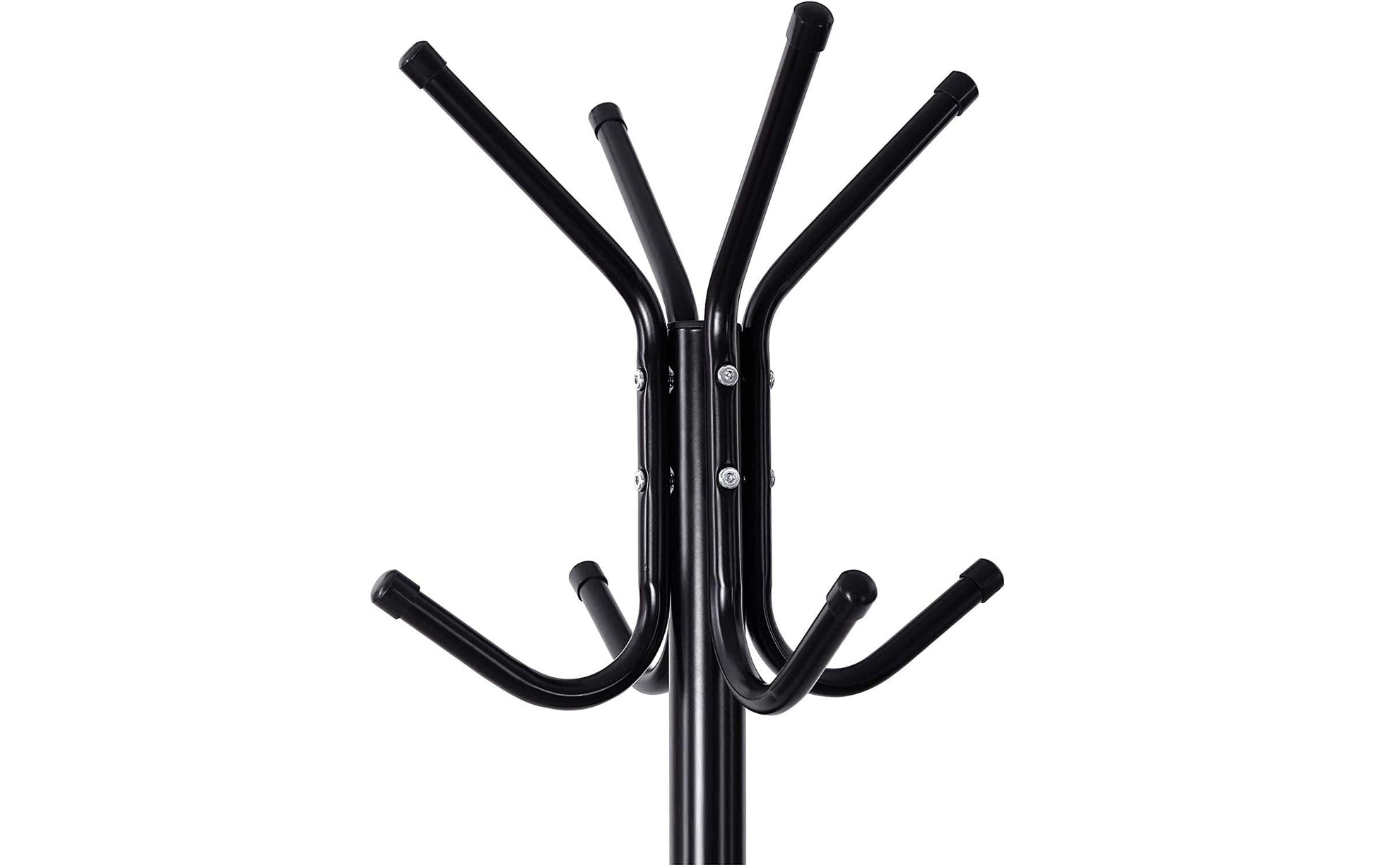 Songmics Garderobenständer – 8 Haken, Stahl, Schwarz