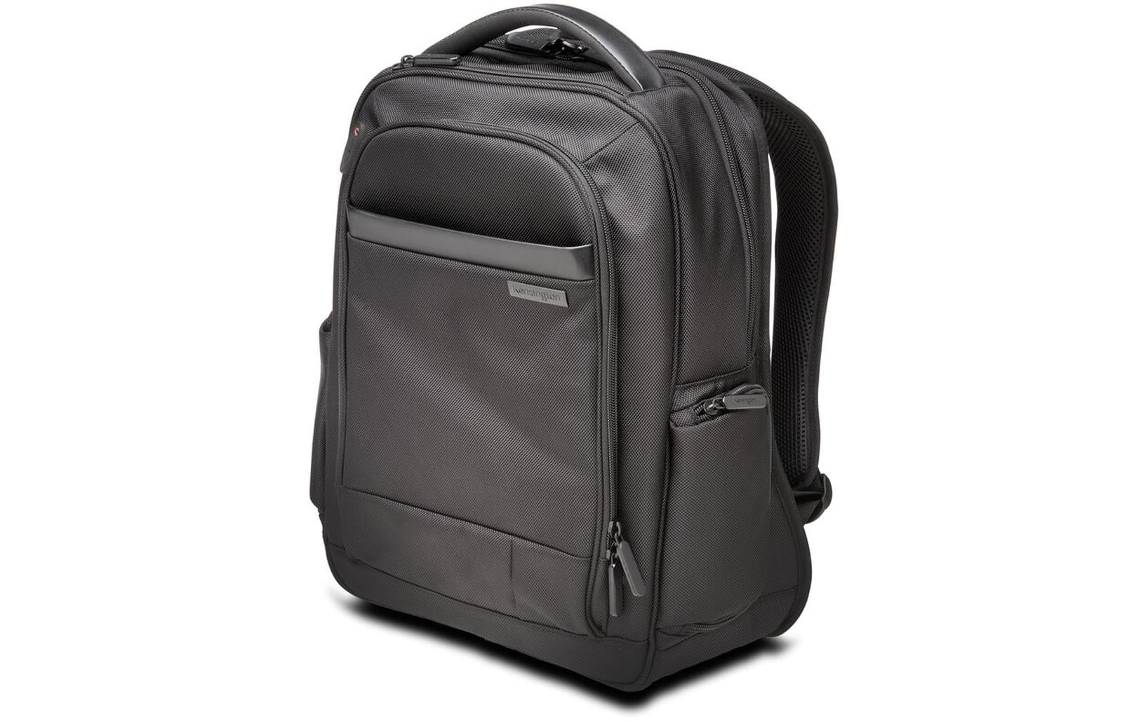 Kensington Notebook-Rucksack Contour 2.0 14 – für 14", 19,5 l, wasserabweisend, Polyester – schwarz