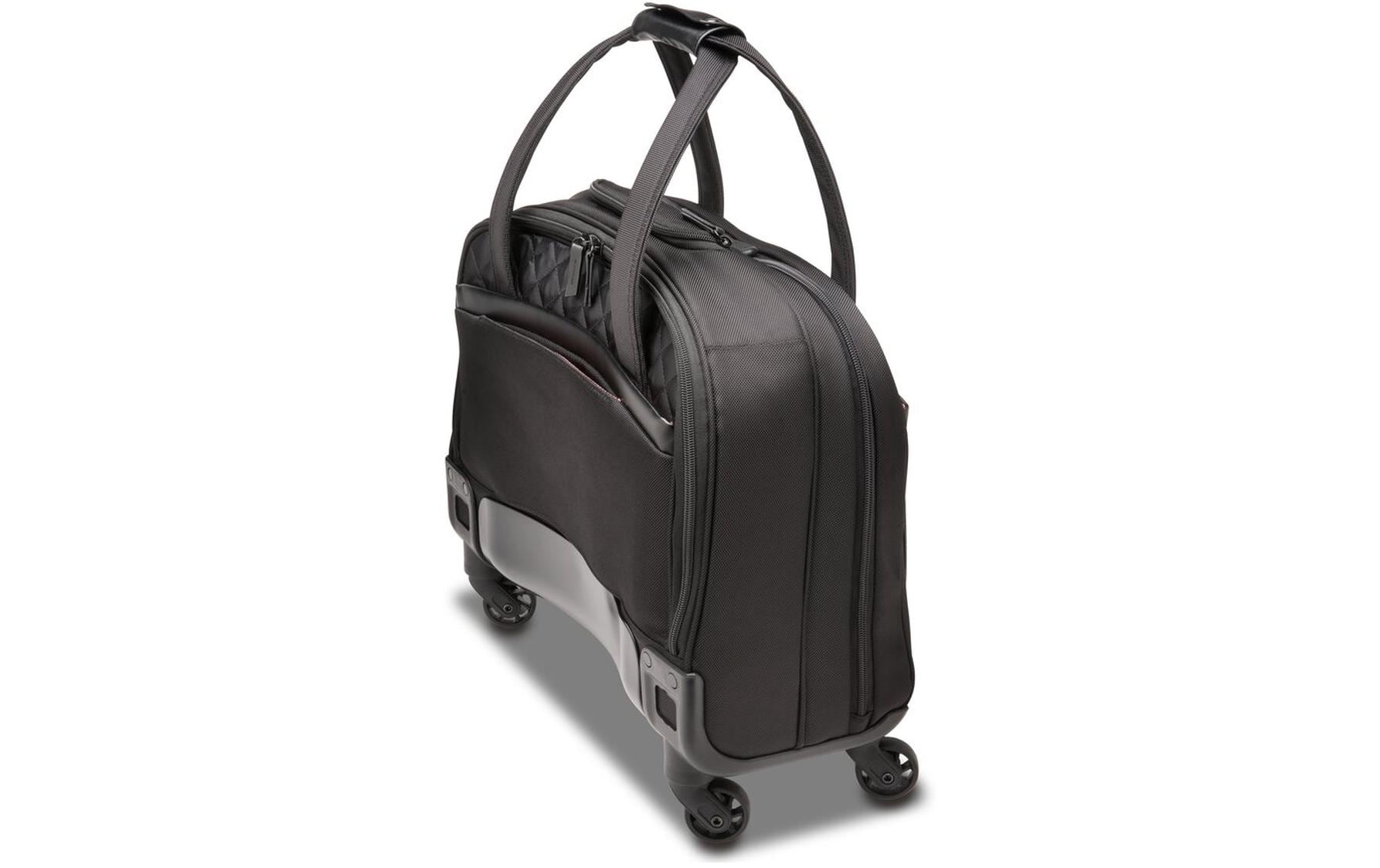 Kensington Contour 2.0 – Business-Trolley 15,6", 25 l, 4 Rollen (Spinner), Polyester, Schwarz