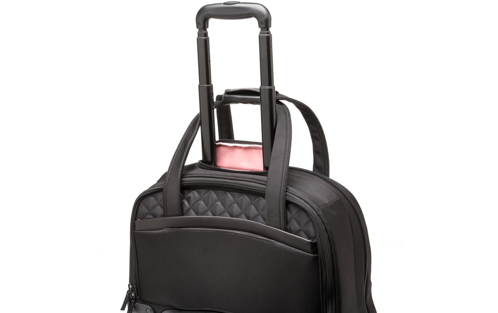 Kensington Contour 2.0 – Business-Trolley 15,6", 25 l, 4 Rollen (Spinner), Polyester, Schwarz