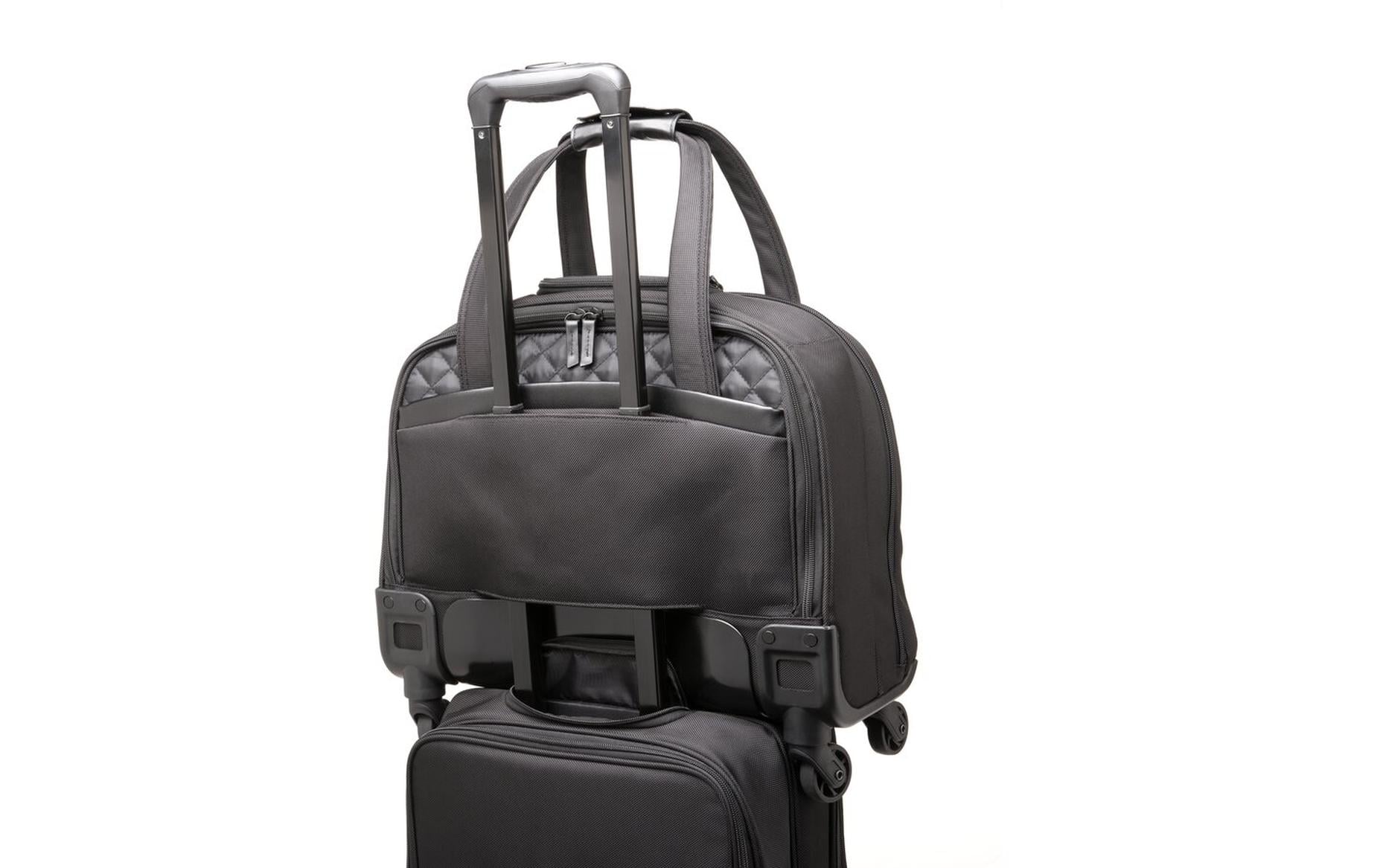 Kensington Contour 2.0 – Business-Trolley 15,6", 25 l, 4 Rollen (Spinner), Polyester, Schwarz