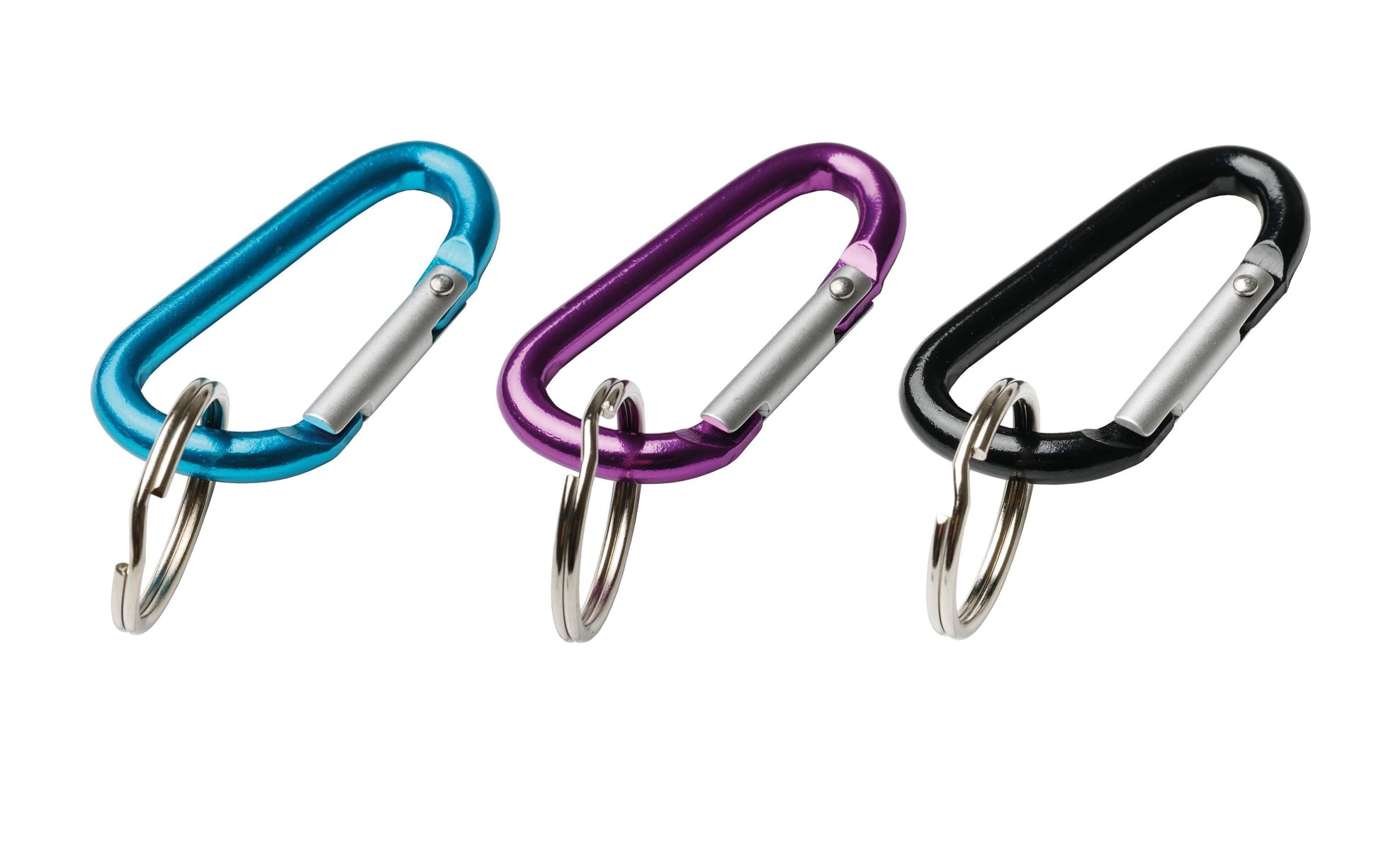 Robert rieffel Rieffel Schlüsselanhänger – Schlüsselkarabiner, Aluminium, Pink/Grün, 60 mm, 2er-Set