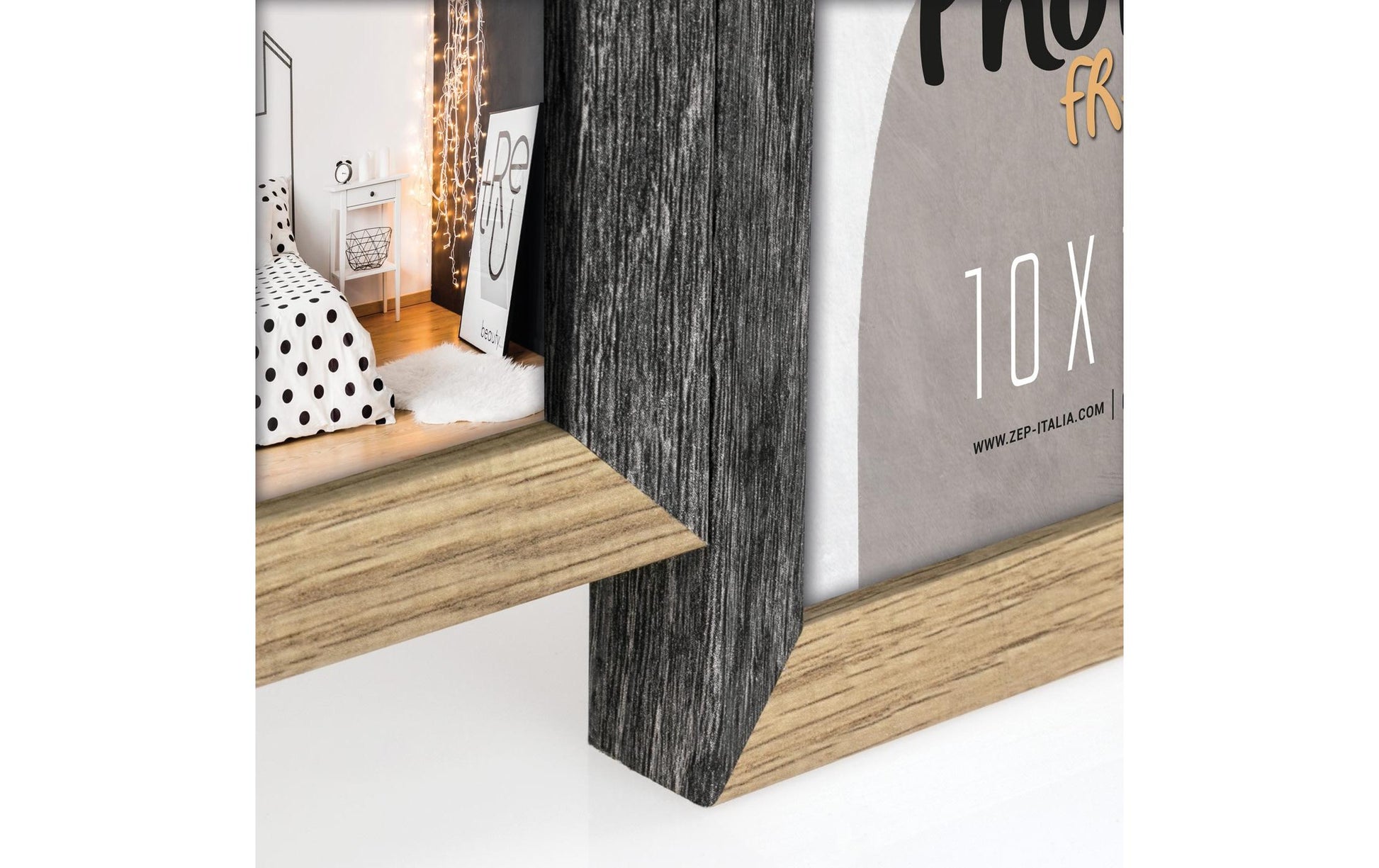 ZEP Collagerahmen – für 10 × 15 cm – MDF & Holz, mehrfarbig