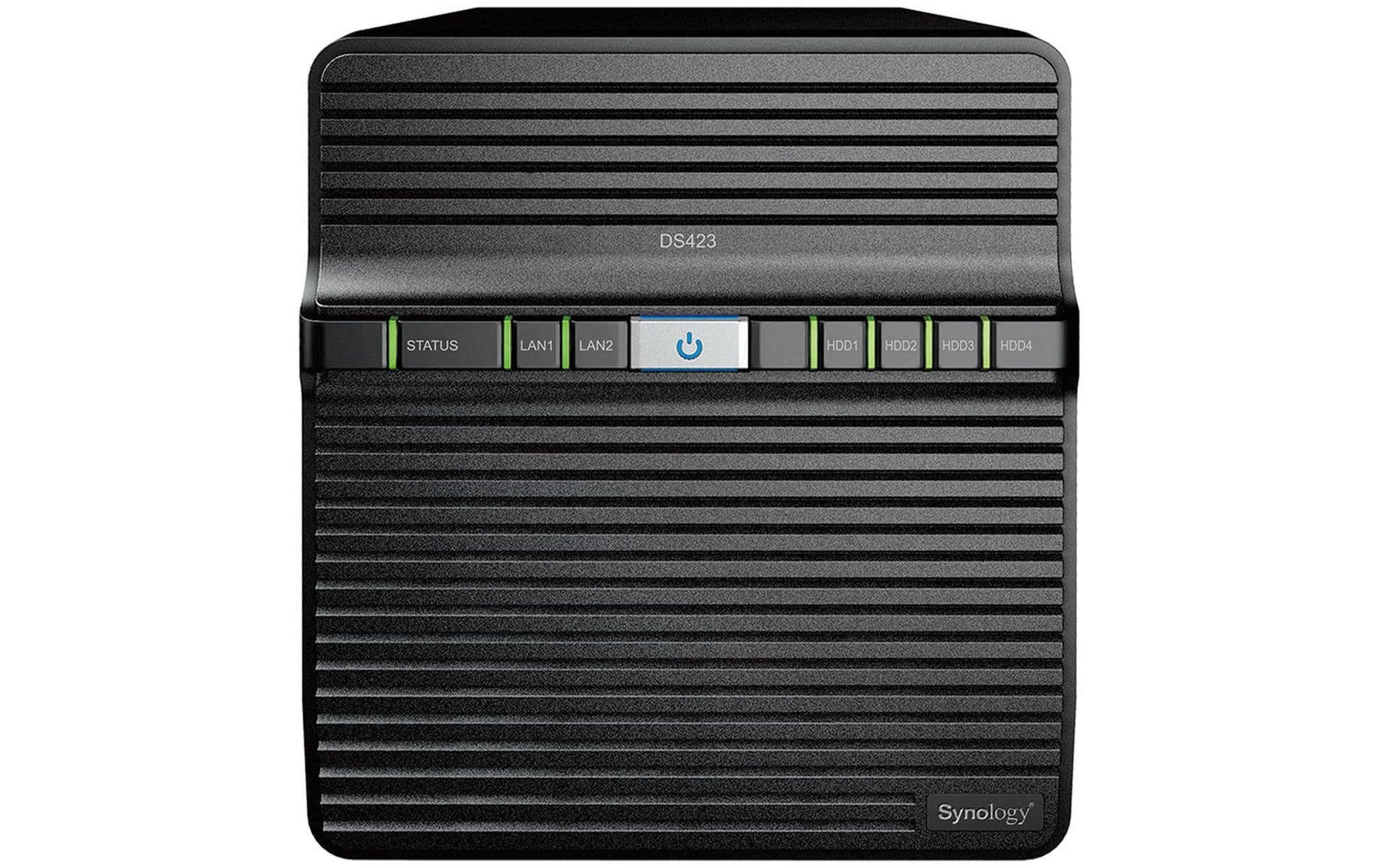 Synology DS423 – 4-Bay Tower NAS – Realtek RTD1619B, 2 GB RAM, 1GbE, DSM, für 2,5"/3,5" HDD/SSD, SATA