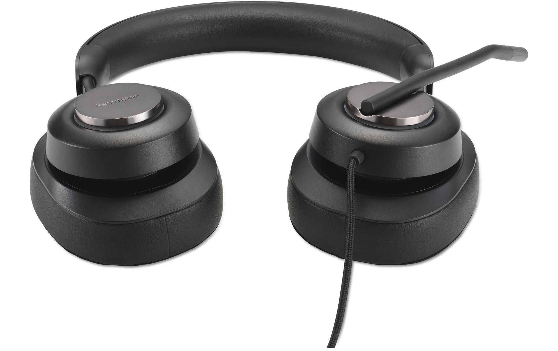 Kensington H2000 – Duo Headset – USB-C, geräuschunterdrückendes Mikrofon – schwarz