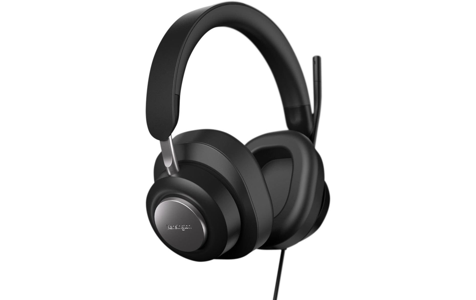 Kensington H2000 – Duo Headset – USB-C, geräuschunterdrückendes Mikrofon – schwarz