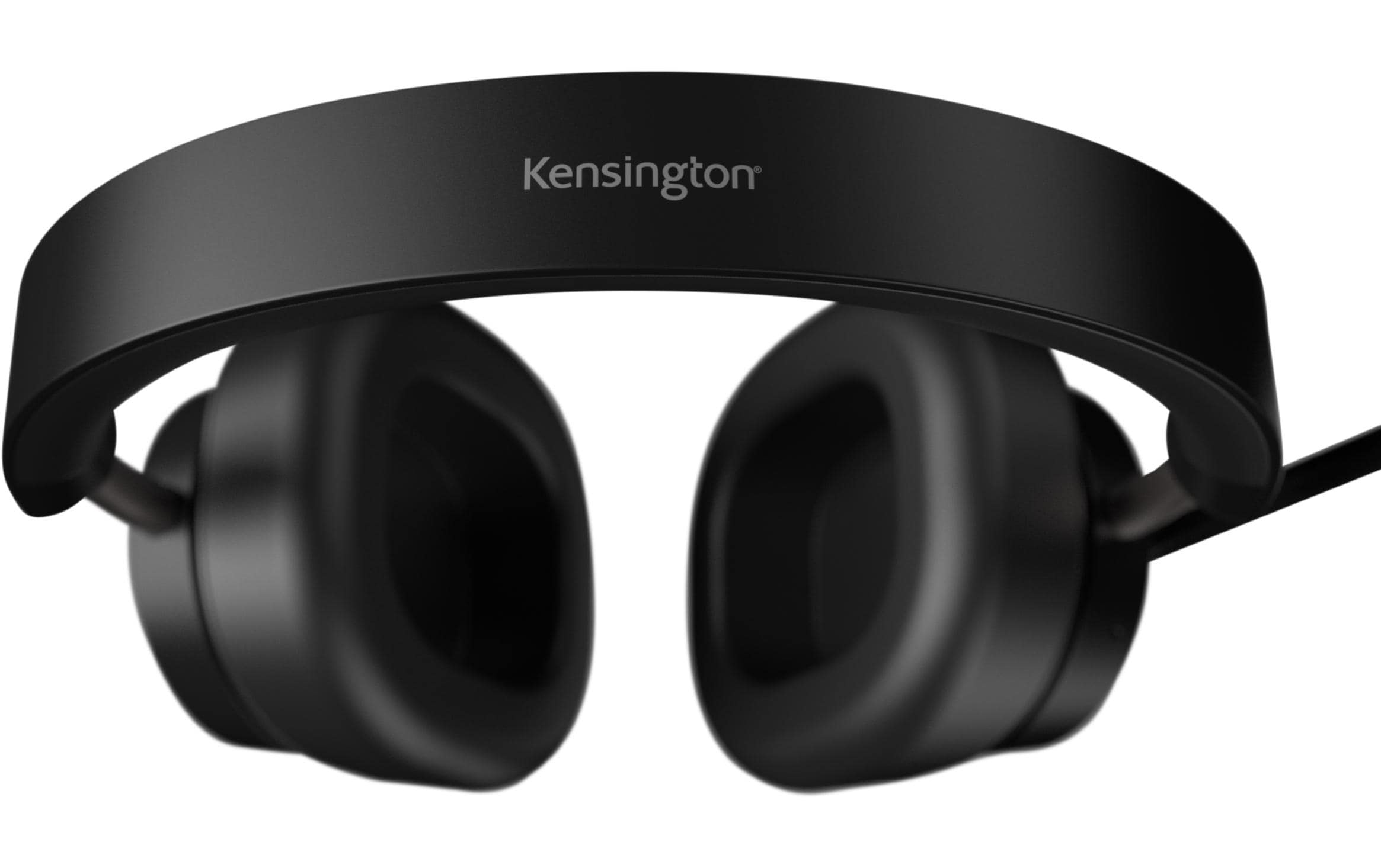 Kensington H2000 – Duo Headset – USB-C, geräuschunterdrückendes Mikrofon – schwarz