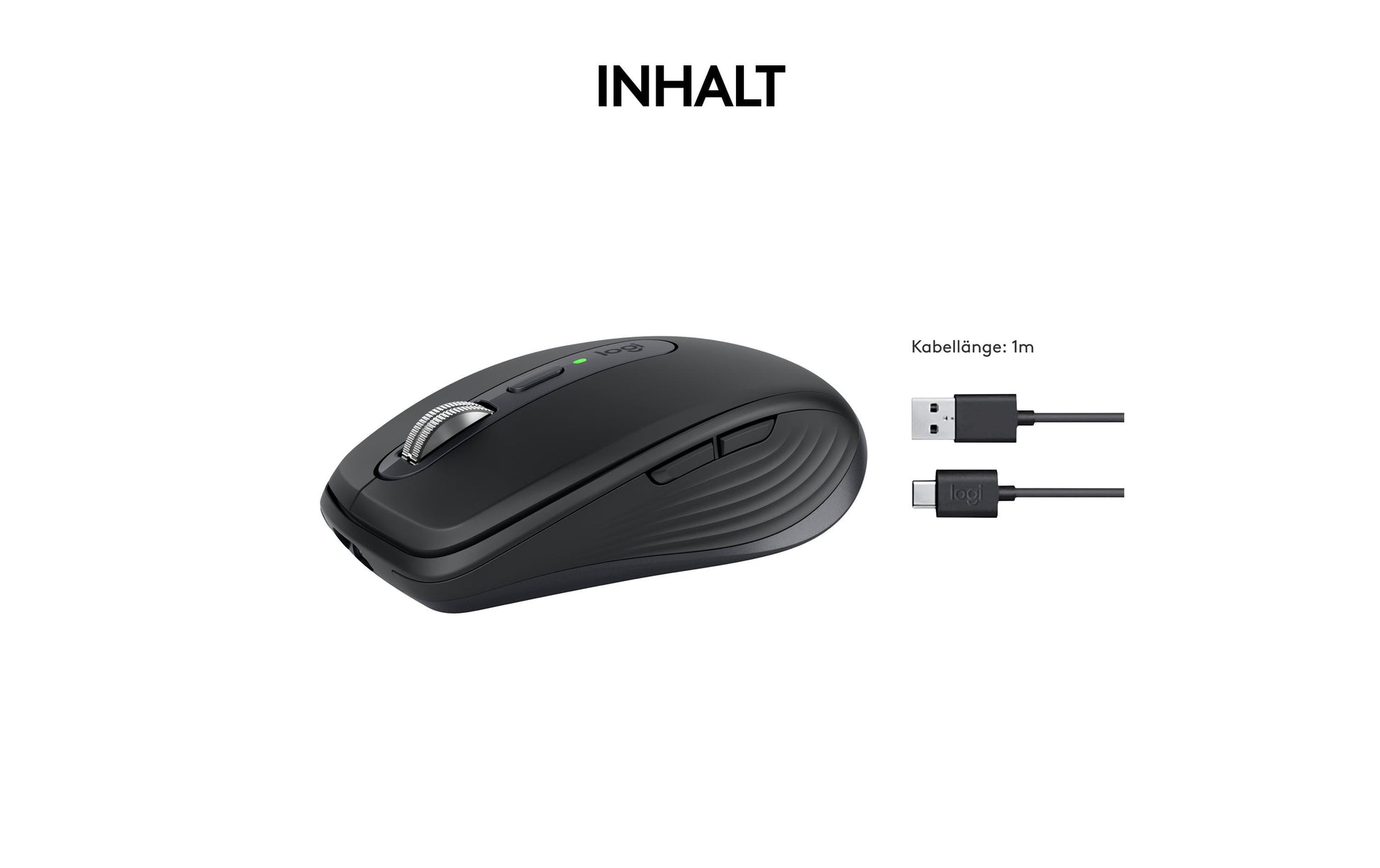 Logitech MX Anywhere 3S Mobile Maus – Graphit
