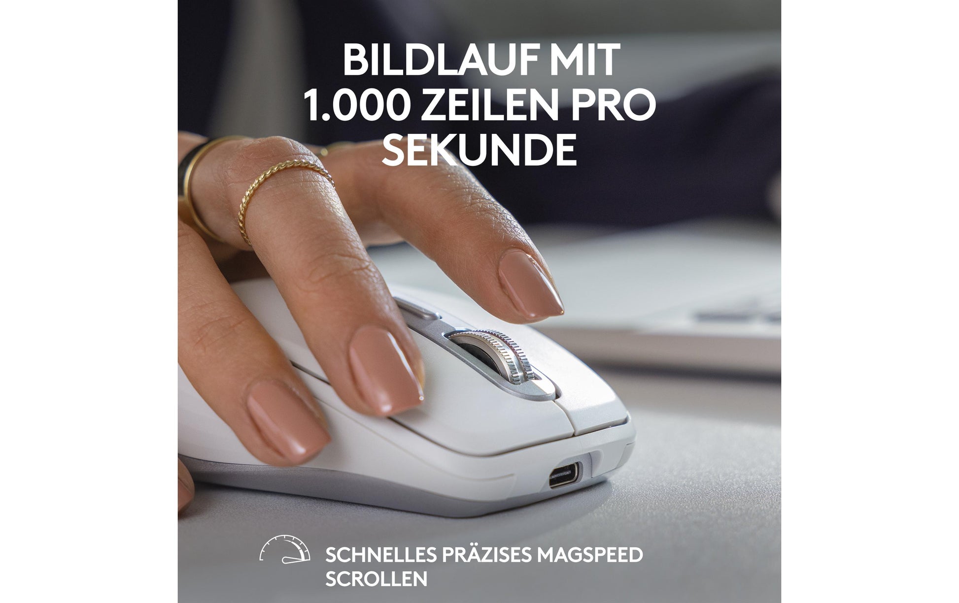 Logitech MX Anywhere 3S Rose – Mobile Maus