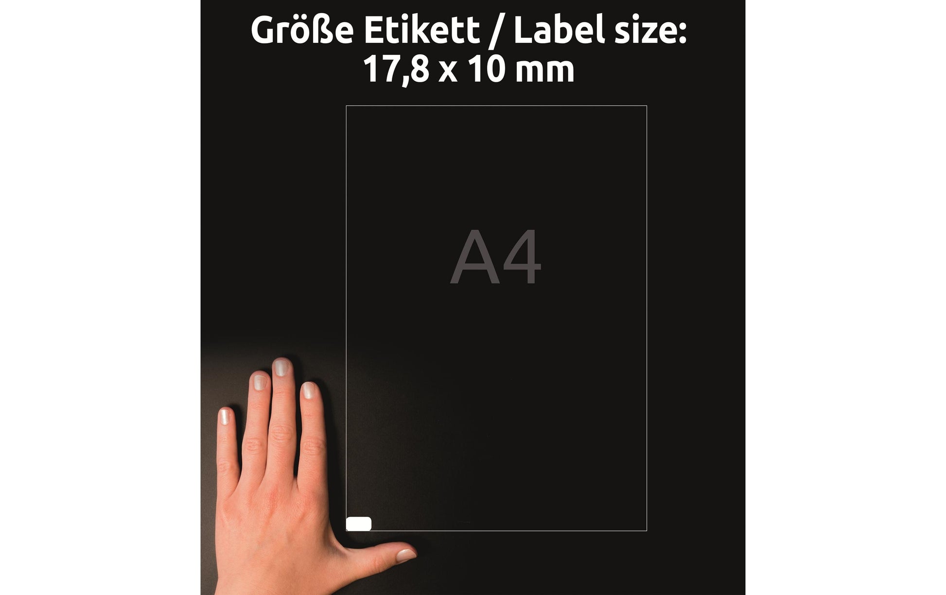Avery Etiketten, 17,8 mm × 10 mm, weiss, Papier, wiederablösbar, 30 Blatt (8'100 Etiketten)