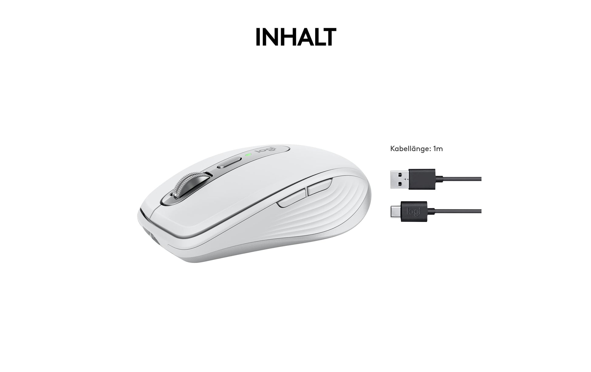 Logitech MX Anywhere 3S Pale Grey – Mobile Maus