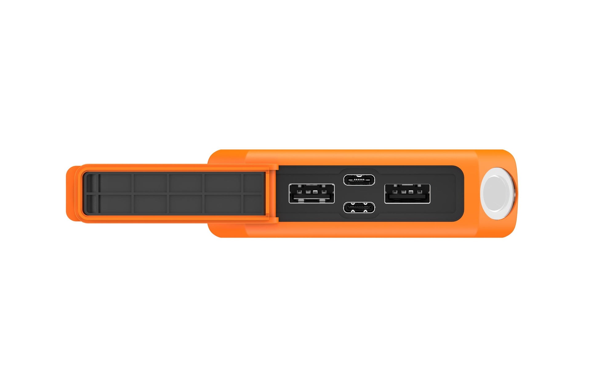 Xtorm Powerbank 20000 mAh, PD 35 W, 2× USB-C, 2× USB-A, für Smartphones, Orange