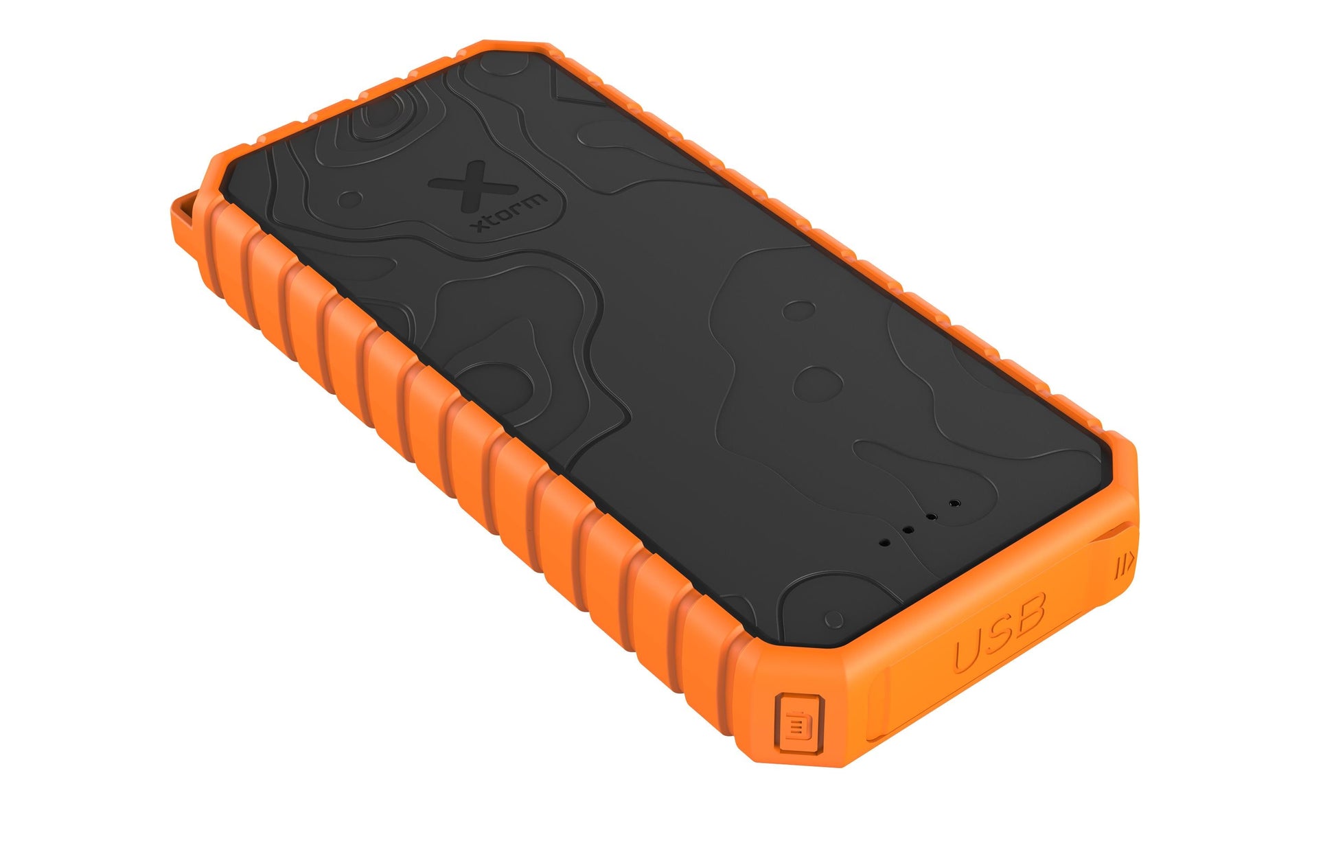Xtorm Powerbank 20000 mAh, PD 35 W, 2× USB-C, 2× USB-A, für Smartphones, Orange