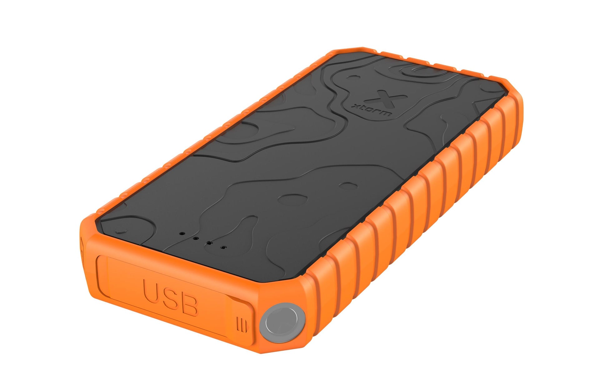 Xtorm Powerbank 20000 mAh, PD 35 W, 2× USB-C, 2× USB-A, für Smartphones, Orange