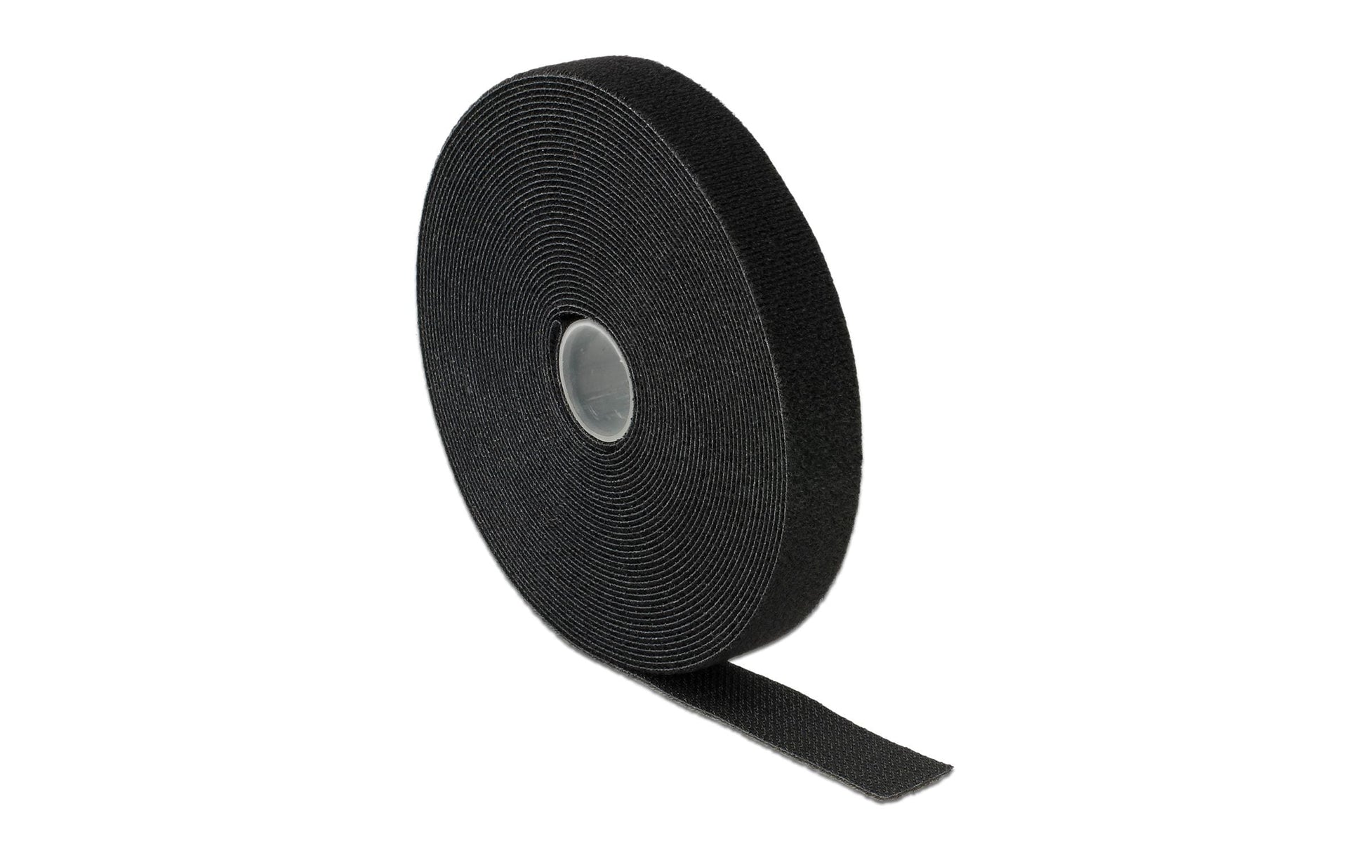 DeLOCK Klettband, 10 m, 20 mm – schwarz