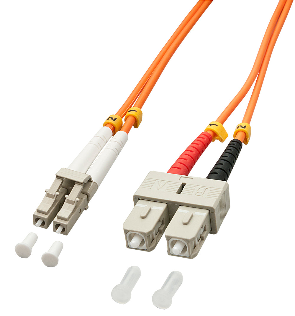 Lindy LWL-Patchkabel – LC-SC, Multi-Mode (OM2), 2 m