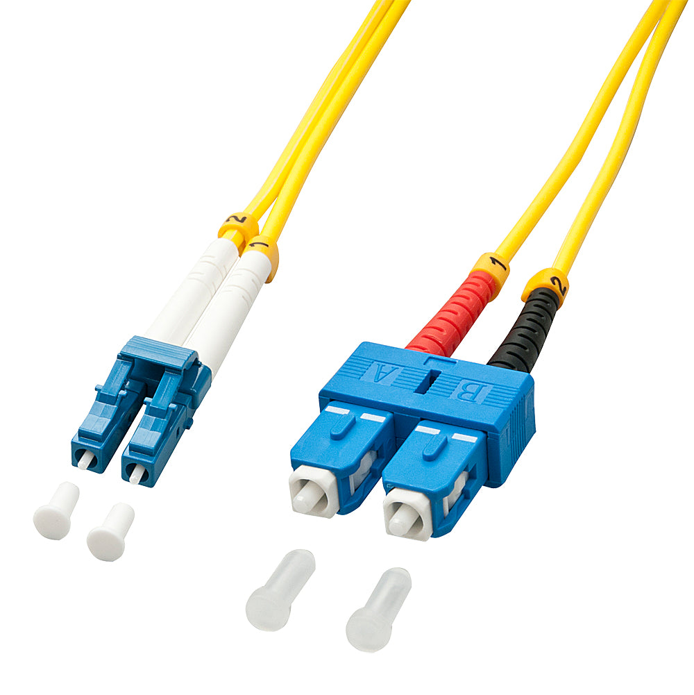 Lindy LWL-Patchkabel – LC-SC, Single-Mode, 10 m