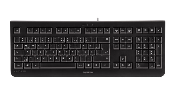 CHERRY KC 1000 – Tastatur, kabelgebunden (USB), IT-Layout (IT) – für Windows, macOS & Linux