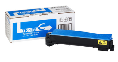 Kyocera TK-550C Cyan Toner – Original – 6'000 Seiten – für Kyocera FS-C5200DN