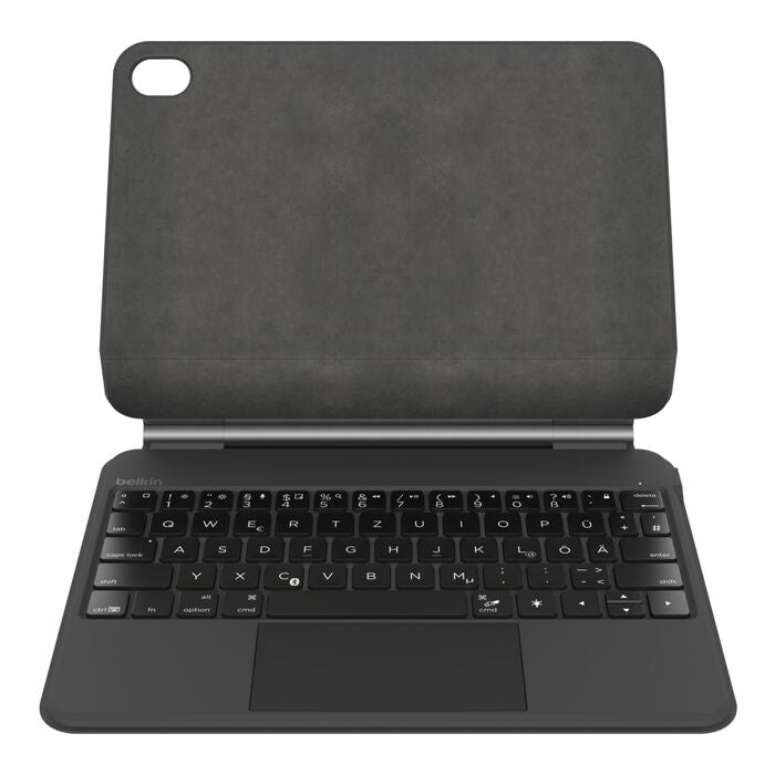 Belkin Tastatur-Case für iPad 10,9" (10. Gen.) – Bluetooth, QWERTZ (CH), mit Trackpad – Schwarz