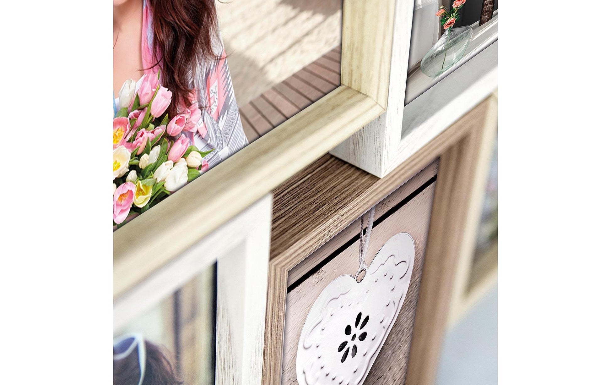 ZEP Collagerahmen – für 10 × 15 cm – MDF & Holz, Braun