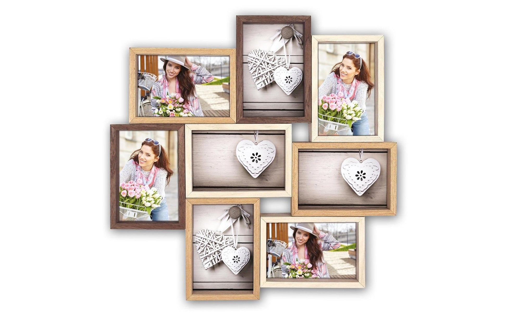 ZEP Montreux Collagerahmen – für 13 × 18 cm – MDF & Holz, braun
