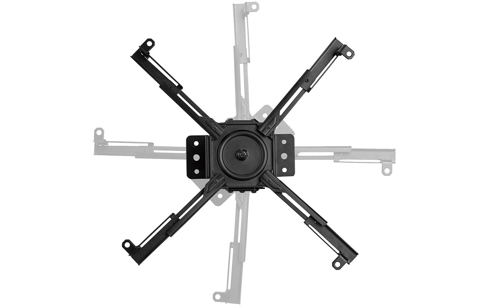Neomounts CL25-530BL1 – Beamer Deckenhalterung, H 25,5 cm, 45 kg, schwenk-/neigbar, 360°, schwarz