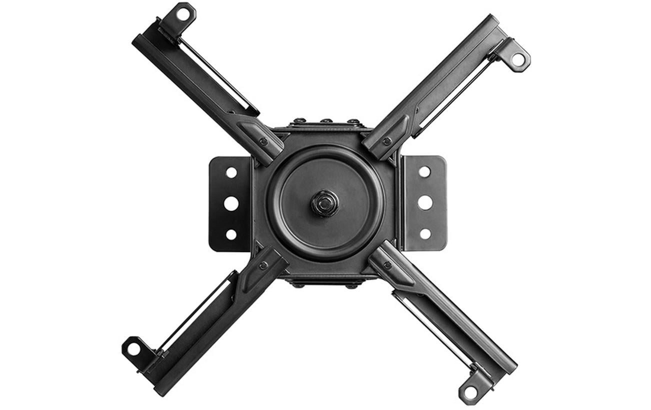 Neomounts CL25-530BL1 – Beamer Deckenhalterung, H 25,5 cm, 45 kg, schwenk-/neigbar, 360°, schwarz