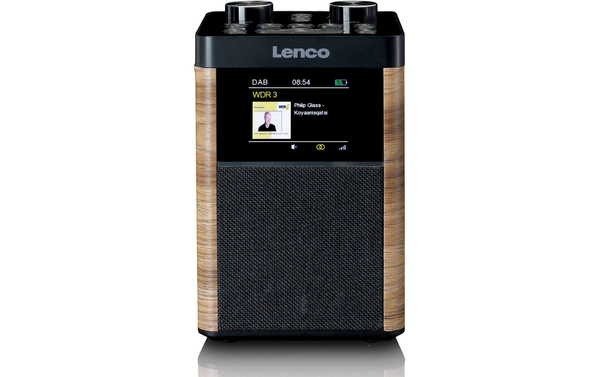 Lenco PDR-060WD – DAB-/Internetradio – Tischradio – DAB+, UKW, USB, Bluetooth – Schwarz