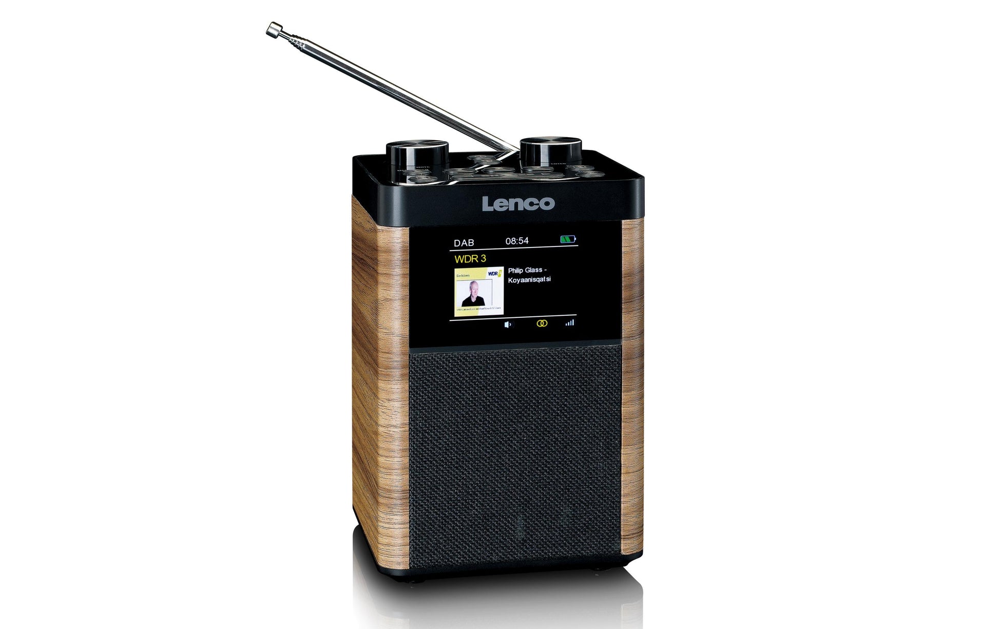 Lenco PDR-060WD – DAB-/Internetradio – Tischradio – DAB+, UKW, USB, Bluetooth – Schwarz