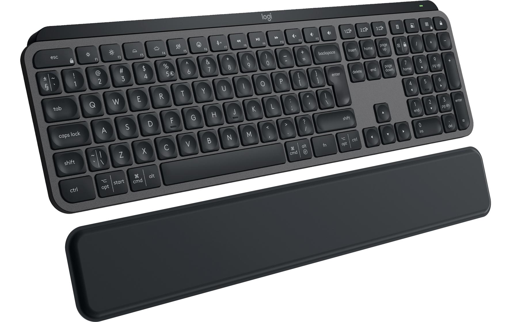 Logitech MX Keys S – Tastatur, kabellos (Bluetooth), CH-Layout (DE-CH)