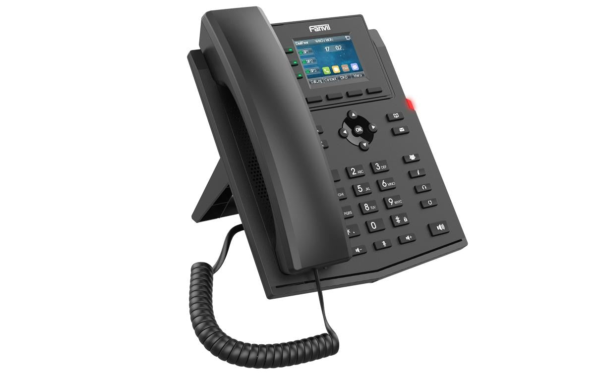 Fanvil X303G – SIP-Tischtelefon, 4 SIP-Konten, PoE, 2,4" Display