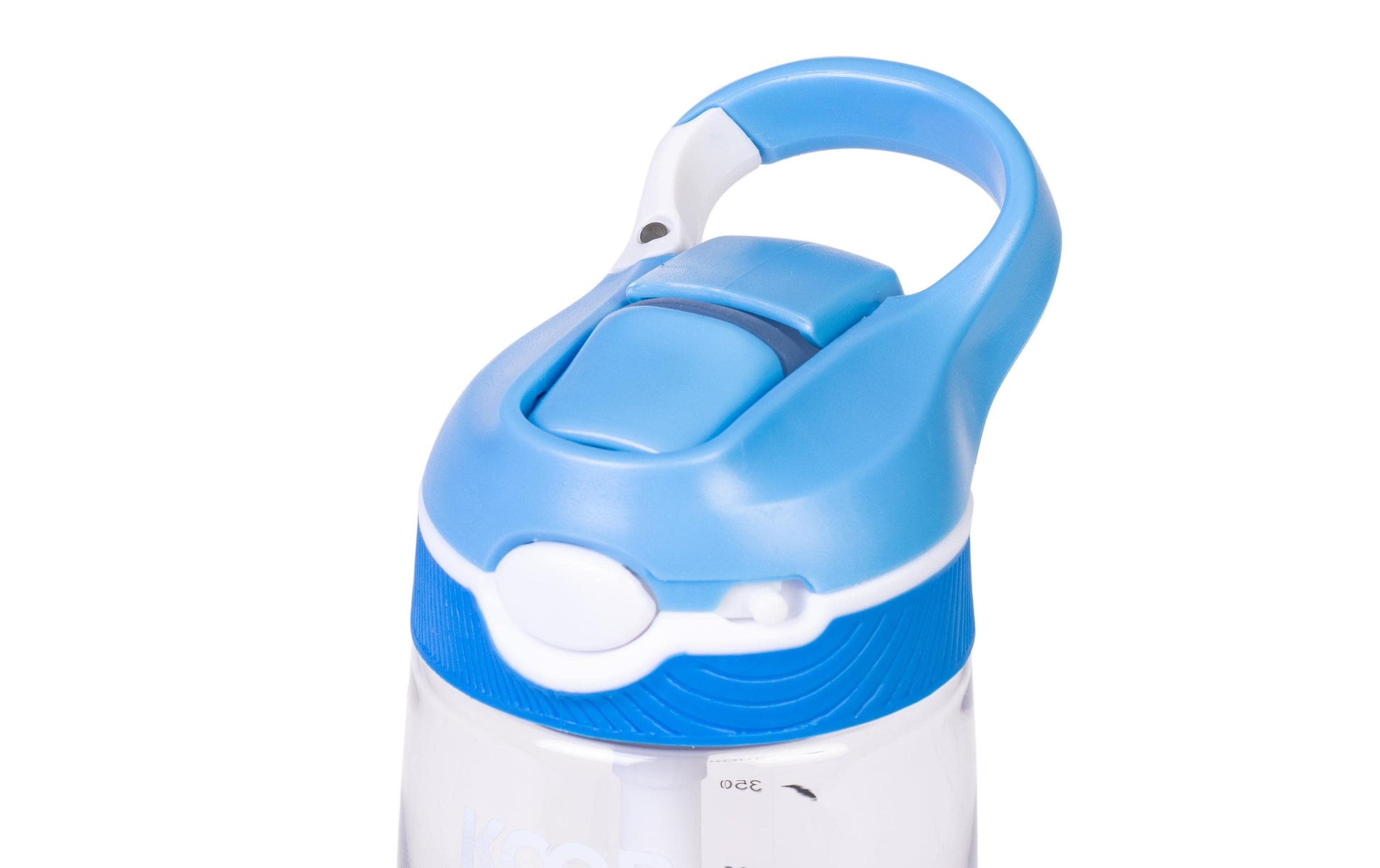 KOOR Bambini Leone Kindertrinkflasche 450 ml – mit Strohhalm, Tritan, Blau