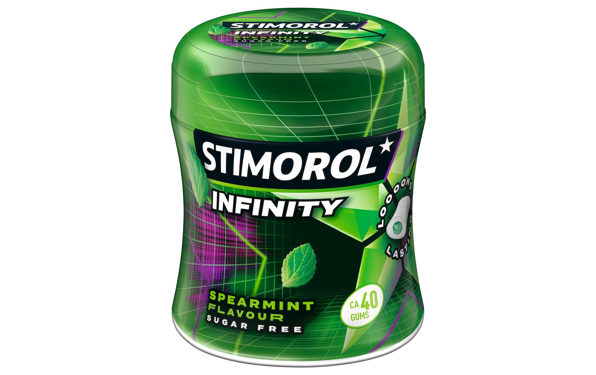Stimorol Max Bottle Kaugummi – Minze, zuckerfrei – 88 g