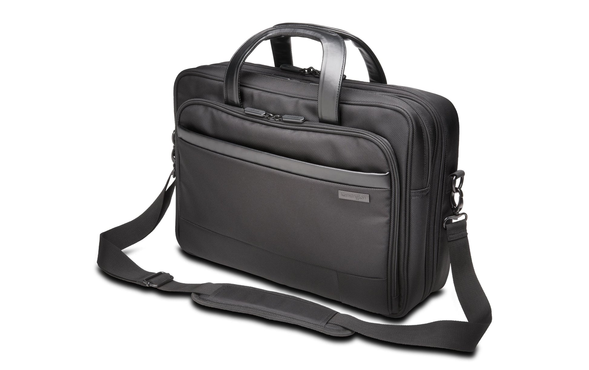Kensington Contour 2 Notebook-Tasche bis 15,6" – wasserfest, Trolley-Band – Schwarz