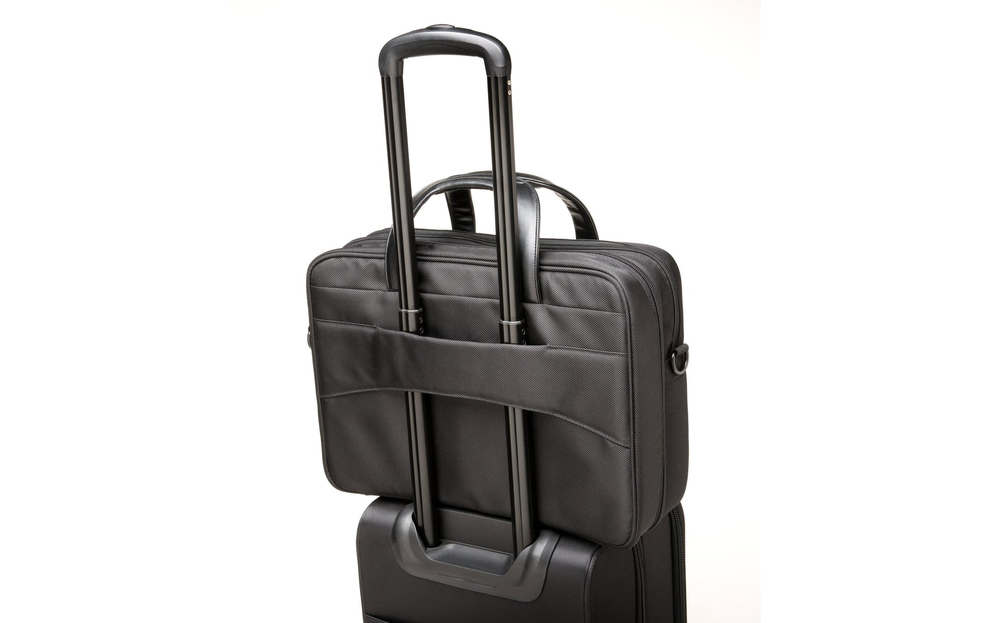 Kensington Contour 2 Notebook-Tasche bis 15,6" – wasserfest, Trolley-Band – Schwarz