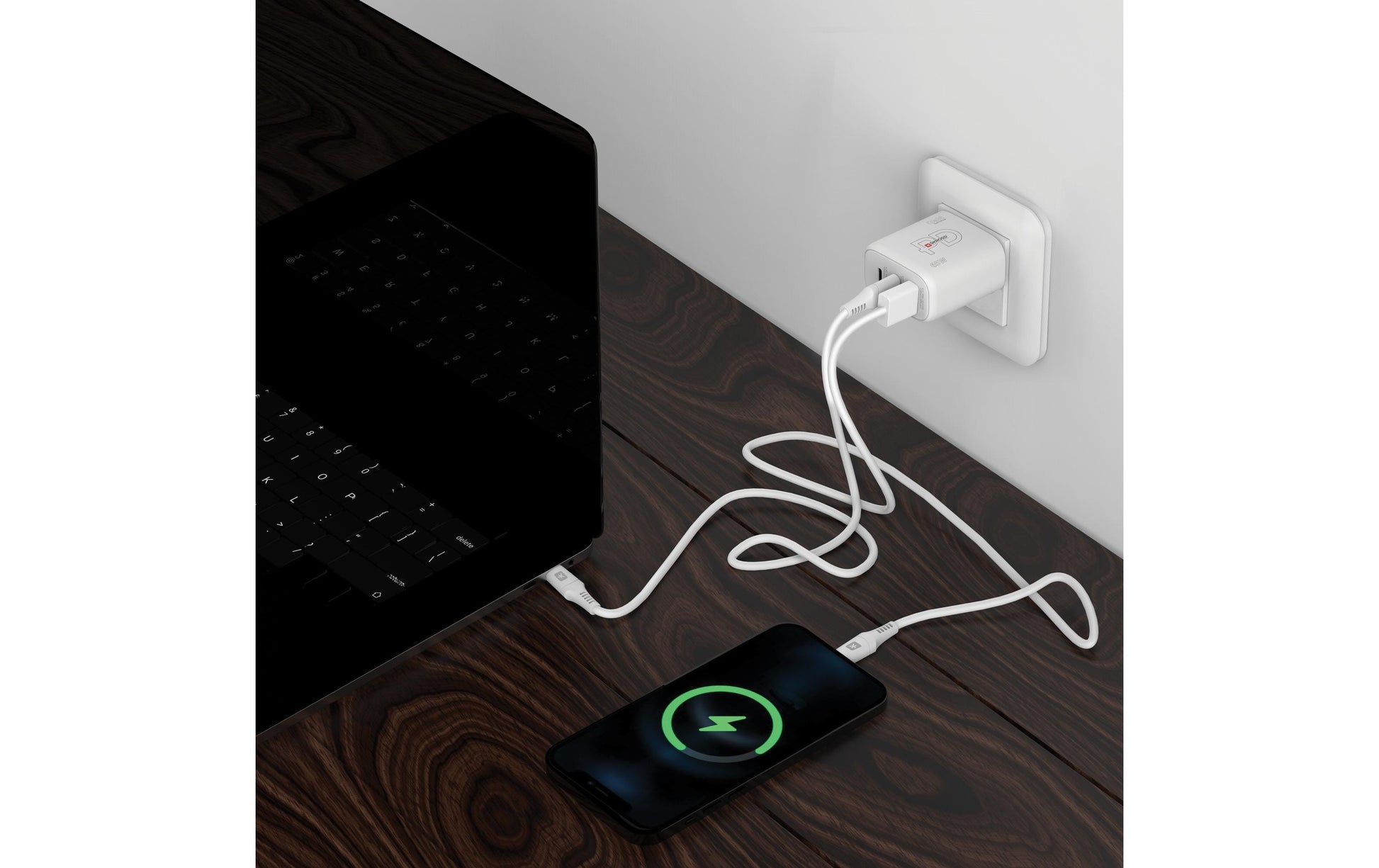Skross Ladegerät (EU) – 65 W, 2× USB-C + 1× USB-A, PD, GaN