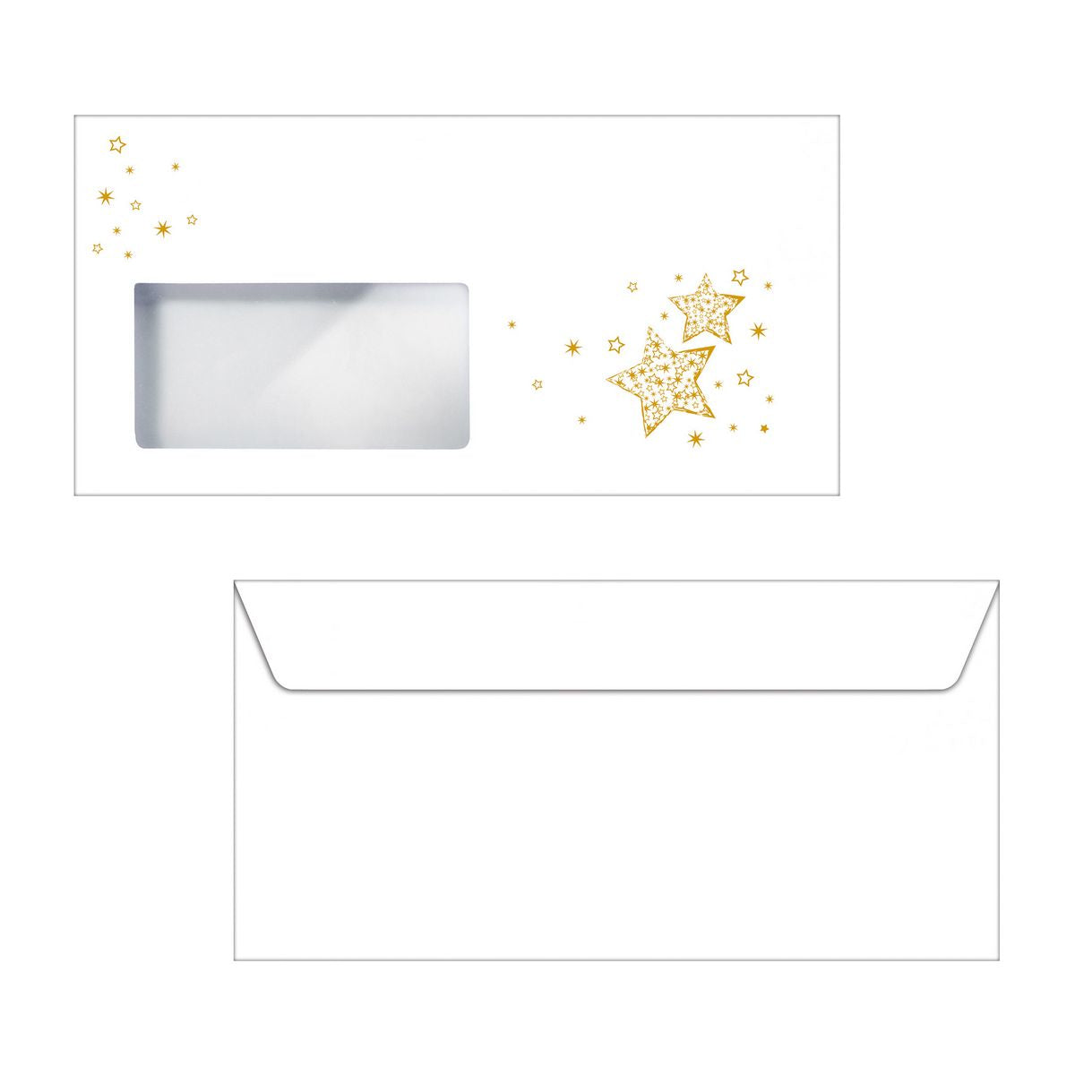 SIGEL Couvert C6/5, mit Fenster, Golden Glow – 50 Stk.