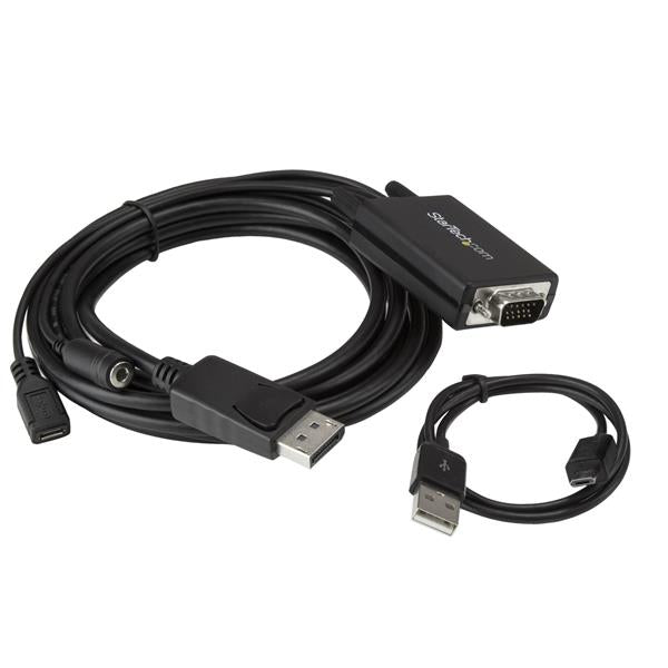 StarTech.com DisplayPort auf VGA Adapter – 3,0 m – mit Audio