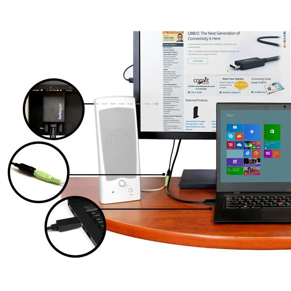 StarTech.com DisplayPort auf VGA Adapter – 3,0 m – mit Audio
